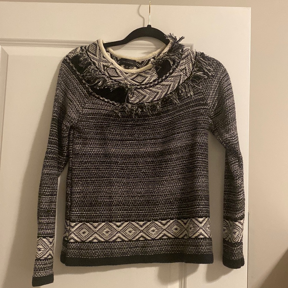 Black and White Sweater